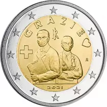 Italie 2 Euros Comm&eacute;mo. BU ITALIE 2021 - Grazie (Merci)