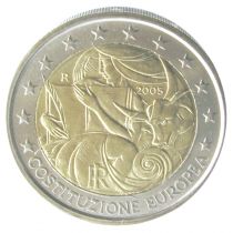 Italie 2 Euros Commémo. ITALIE 2005 - Constitution Européenne