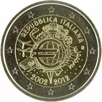 Italie 2 Euros Commémo. ITALIE 2012 - 10 ans de l\'Euro