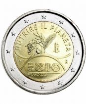 Italie 2 Euros Commémo. ITALIE 2015 - Exposition Universelle de Milan