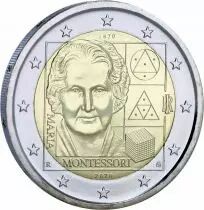 Italie 2 Euros Comm&eacute;mo. ITALIE 2020 - 150 ans de Maria Montessori