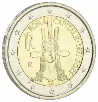 Italie 2 Euros Comm�mo. ITALIE 2021 - 150 ans de Rome Capitale de l\'Italie
