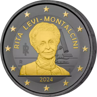 Italie 2 Euros Comm�mo. Ruth�nium 2024 - Rita Levi-Montalcini