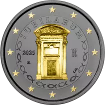 Italie 2 Euros Commémo. Ruthénium 2025 - Jubilé 2025 - Année Sainte