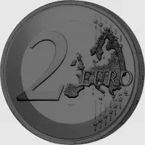 Italie 2 Euros Commémo. Ruthénium 2025 - Jubilé 2025 - Année Sainte