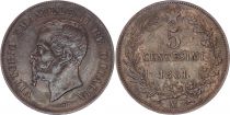 Italie 5 Centesimi Victor Emmanuel II - 1861