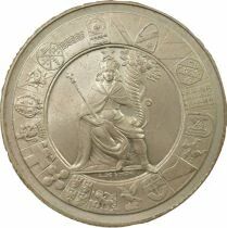 Italie 5 Euro Argent BU, 60e Anniversaire - 2006 R Rome