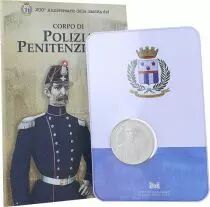 Italie 5 Euros Argent ITALIE 2017 - 200 ans de la Police p&eacute;nitentiaire