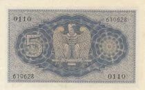 Italie 5 Lire - Vittorio Emanuele III - ND (1940-1944)