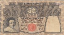 Italie 50 Lire Banco di Napoli - 1914