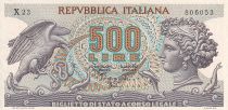 Italie 500 Lire - Aréthuse - 1966 - Série X.23 - P.93a