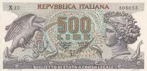 Italie 500 Lire - Ar&eacute;thuse - 1966 - S&eacute;rie X.23 - P.93a