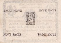 Italie 9 Paoli Repubblica Romana - 1798