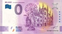Italie Billet 0 Euro Souvenir - Duomo de la Madone - Milan - Italie 2022