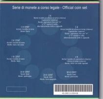 Italie Coffret BU Euro - 1 centime &agrave; 2 euros + 2 euros comm&eacute;moratives - 2010