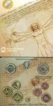 Italie Coffret BU Italie 2003 - 8 monnaies en euro