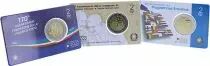Italie LOT 3 X 2 Euros BU Comm&eacute;mo. ITALIE 2022 Coincard