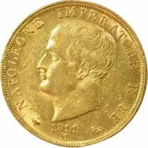 Italie Napoléon I - 40 Lire Or - 1811 M Milan