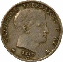 Italie Napol&eacute;on Ier - Lira Argent - 1810 M Milan