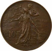 Italie Victor Emmanuel III - 10 Centesimi - 1911 R Rome