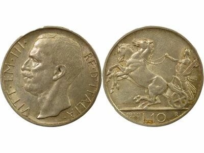 Italie Victor Emmanuel III - 10 Lire Argent - 1930 R Rome