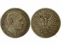 Italie Victor Emmanuel III - Lira Argent - 1907 R Rome