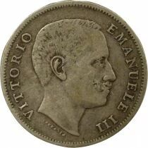 Italie Victor Emmanuel III - Lira Argent - 1907 R Rome