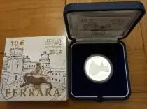 Italien 10 Euro 2012 FERRARA - Serial Italy of Arts