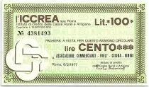 Italien 100 Lire ICCREA - Associazionz Commercianti Forli - 1977 - UNC