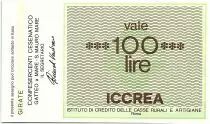 Italien 100 Lire ICCREA - Confesercenti Cesenatico Gatteo a Mare - 1977 - UNC