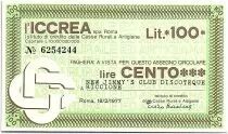Italien 100 Lire ICCREA - New Jimmy - Discoteque  - 1977 - UNC