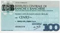Italien 100 Lire Istituto Centrale di Banche E Banchieri - 1977 - Milano - UNC