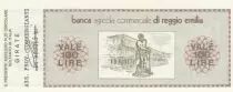 Italien 100 Lires Banca Agricola Commerciale di Reggio Emilia - 1976 - UNC