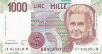 Italien 1000 Lire - M. Montessori - Students - 1990 - Serial CF