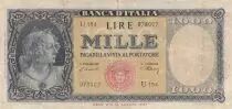 Italien 1000 Lire Italia - 1948 - F - Serial U.154 - P.88a
