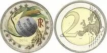 Italien 2 Euros - World Food Programme - Colorised - 2004