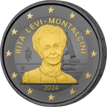 Italien 2 Euros Comm&eacute;mo. UNC 2024 - Rita Levi-Montalcini
