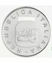 Italien 5 Euros - Silver - BE - Nutella - White version - 2021
