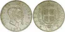 Italien 5 Lire, Victor Emmanuel II - Arms - 1871 M BN