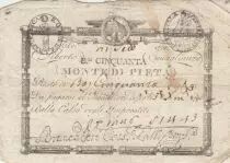 Italien 50 Bajiocchi Monte Di Pieta - 1798 - S.548