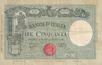 Italien 50 Lires - 1943 - Serial A.22 - F - P.64