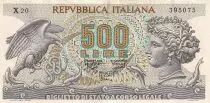 Italien 500 Lire - Arethusa - 1966 - Serial X.23 - P.93a