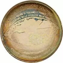 Italien 500 years of the Discovery of America 1492 - 1992 - Christopher Columbus - Silver
