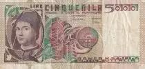 Italien 5000 Lire - Man - 1980 - Serial GA - P.105c