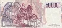 Italien 50000 Lire - G.L. Bernini - Equestrian statue - 1984 - VF - P.113a