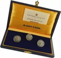 Italien Banco di Roma - 3 Denarius Laeca - Piso-Caep and Libertas - Silver - 1987