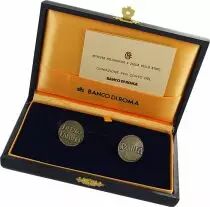 Italien Banco di Roma - Byzantine Empire Solidus - Republic of Venice Ducat - 1990 - silver