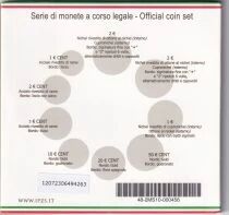 Italien BU Euro Set - 1 cent to 2 euros + 2 commemorative euros - 2012