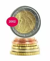 Italien Set 8 coins  - 1 c to 2 Euros - 2008