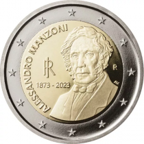 Italy  2 Euros Commémo. BE ITALY 2023 - 150 years Alessandro Manzoni